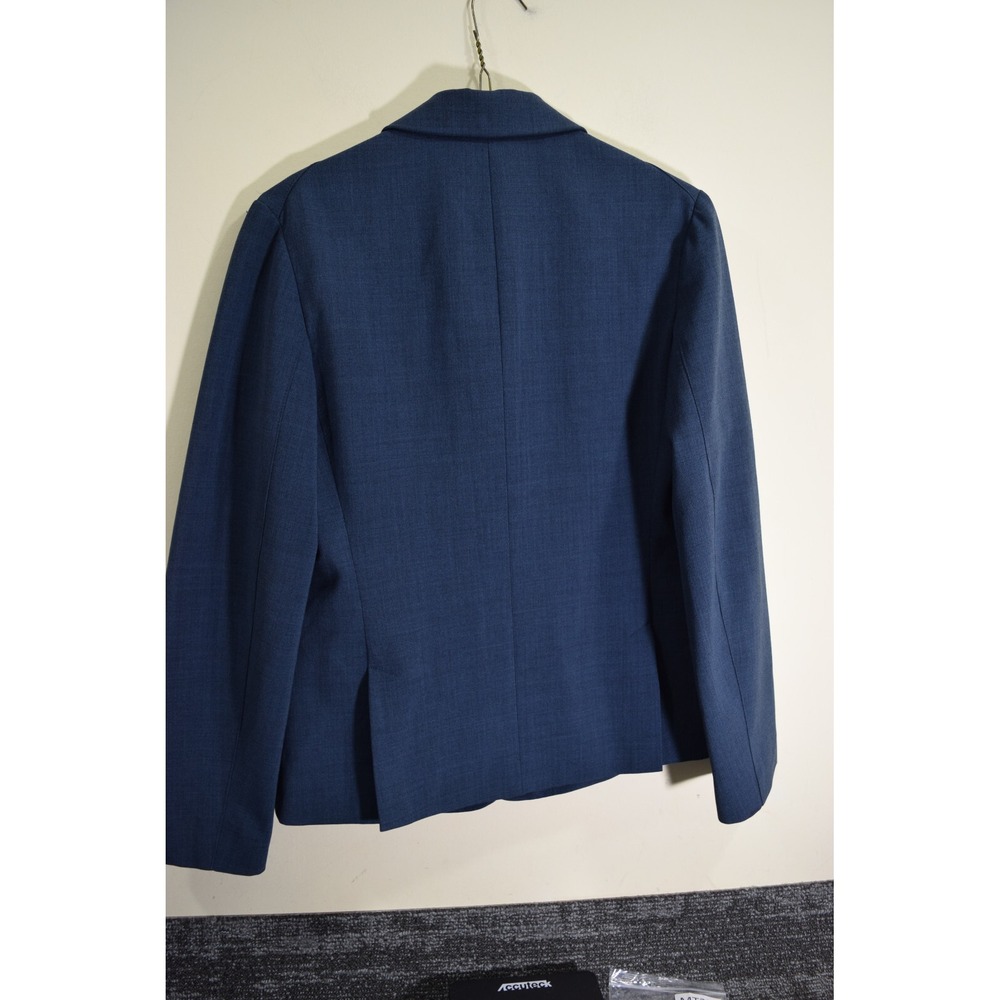 Gap Blazer Jacket Blue Career Three Button Coat Work Office WOMENS S Size 1 - Picture 4 of 10